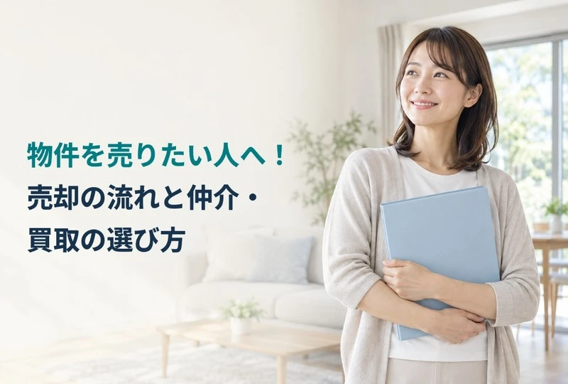 画像697：物件を売りたい人へ！売却の流れと仲介・買取の選び方
